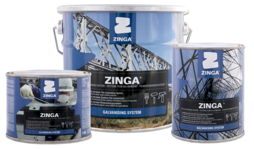 ZINGA® Film Galvanising System ambalajları